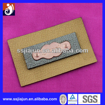 fashion PU leather label for garment