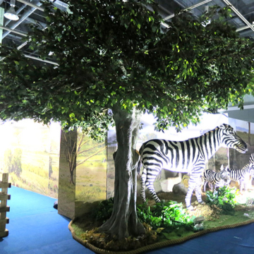 Big Shade Large Outdoor Artificial Oak and Ficus Trees