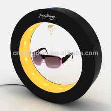Magnetic levitation rotating Sunglasses display stand, Floating eyeglasses acrylic display stand for eyeglasses