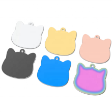 Yiwu Aceon Stainless Steel Pet Tags - Find My Tag Cat Head Design