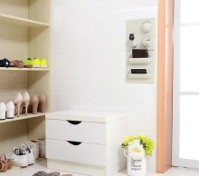 promotion plastic key case holder with sticker multifunction organizer bathroom holder rack