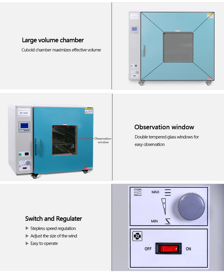 DHG9240 Benchtop Hot Air Circulating Soil Drying Oven