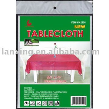 solid color PEVA table cloth