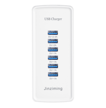 Multi 6-USB Ports Travel Charger Desktop Charging Station