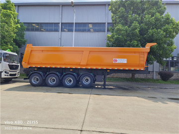 80ton 4 axle Dump Trailer