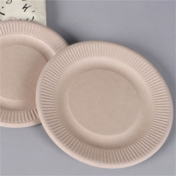 Disposable Round Plate Biodegradable Bagasse Sugarcane Plate