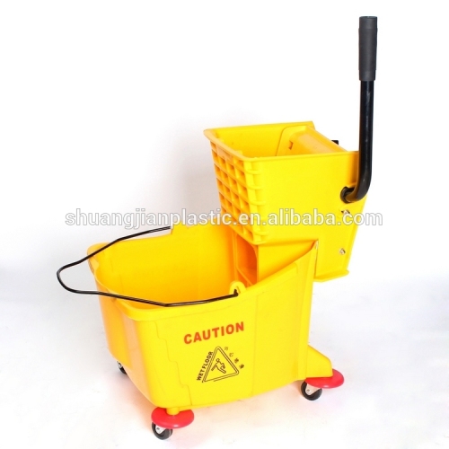 High quality plastic wringer cart with drawers, mop wringer cart