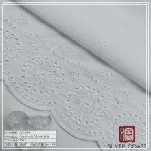 cotton voile P/D with embroidery