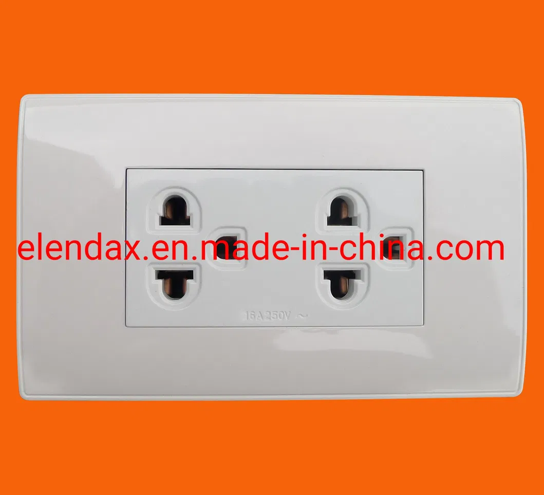 Универсальная настенная розетка американского стандарта (A2306)
