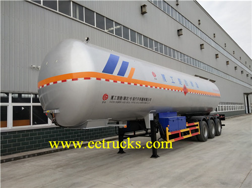 59.5 CBM 25 TON Propane Trailers Usafirishaji