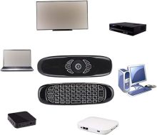 C120 USB 2.4G Air Fly Mouse Remote Control with Keyboard