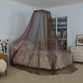 Round Top Fabric Mesh Double Bed Bed Canopy
