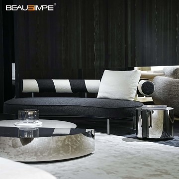 Modern Minimalist Italian High-End Supermax Sofa Set