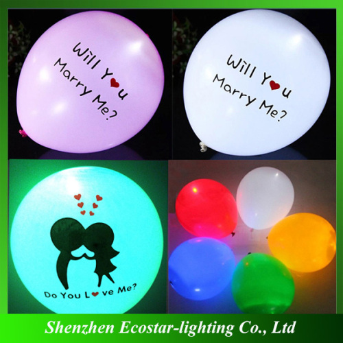 Hot Sell LED balloon toy, advertising balloon, party balloon, lighting balloon, flashing Balloon
