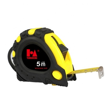 ABS case tape measure with rubber covered tape