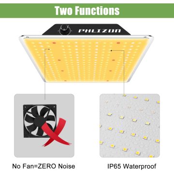 As melhores luzes LED para plantas Quantum Board Phlizon