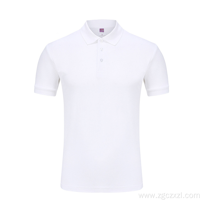 Men's Breathable Solid Polo Business Polo Shirt