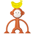 Monkey Pop Silicone Keychain Toys sensoriais de fidget