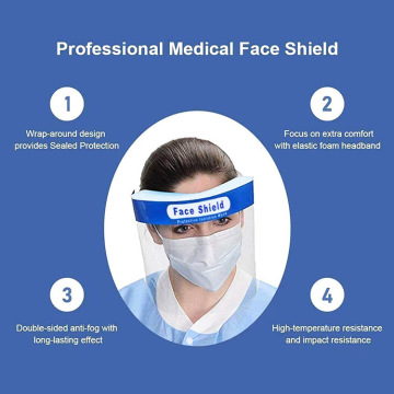 Safty Plastic Full Splash Face Protection Shield