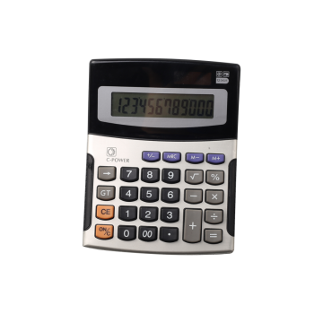 12 Digits Office Desk Calculator with Two Way Power