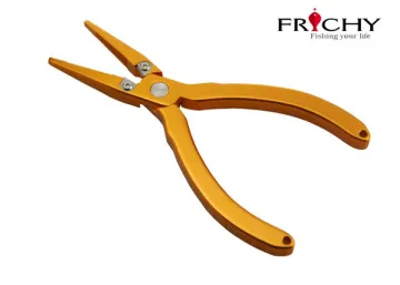 Aluminum Alloy  Fly Fishing Pliers With Tungsten Carbide Cutters Fishing Scissors In Tool