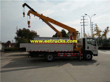 HOWO 4ton Truck Mounted Articulating Cranes