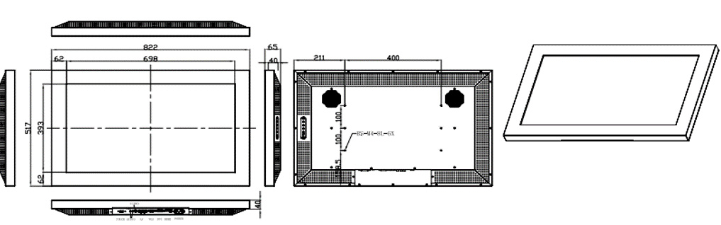 32 -дюймовый супер яркий монитор 32" Super bright Monitor