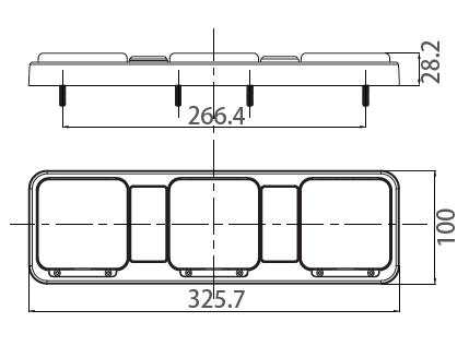 LED Rear Position Combination Lamps