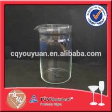 Unique round glass teapot with infuser