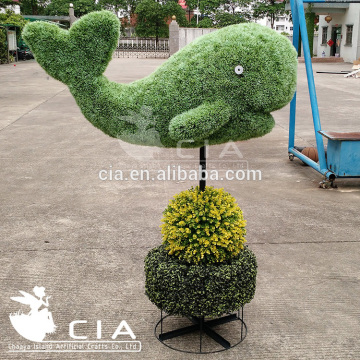 Hot selling artificial plant sculpture topiary plants fake animal shaped topiary flower topiary