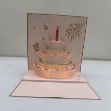 3D Music Birthday Greeting Card with Recorded Music Electronic Components Product