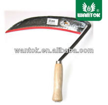 Garden sickle wooden handle