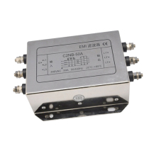 3-Phase EMI Filter 440VAC 65A Noise Suppressor for Power Equipment