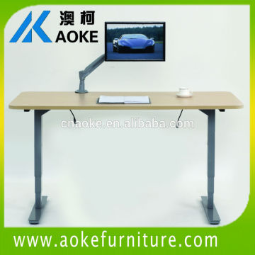sit stand office desk with telescoping function