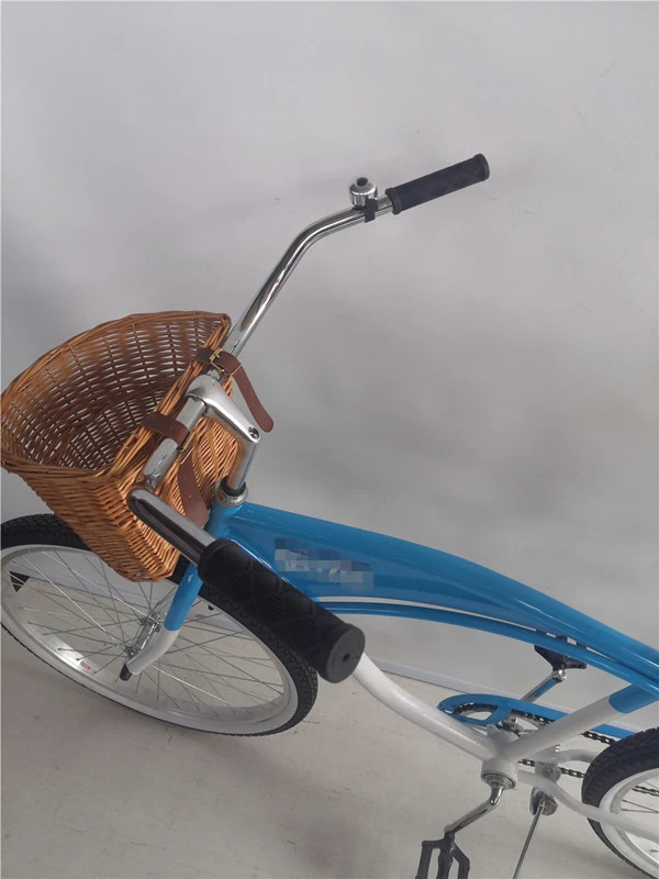 Custom Mens Cruiser Bicycle Beach Cruiser Bike with Basket