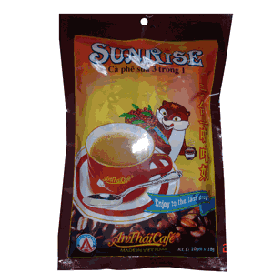 Sunrise 3 in 1 coffee mixes