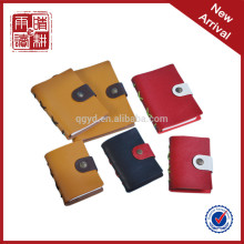 really leather notebook with magnetic lock