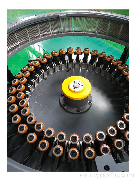 Telar circular de seis lanzaderas de alta velocidad con cámara plana