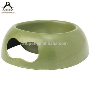 Environmental water and food dog bamboo fiber bowl