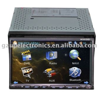 7 inch touch screen tft lcd car dvd gps 2 din