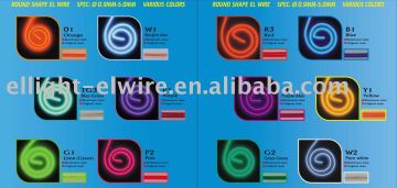 "Polar Light 2" EL Wire,el cable,el light,el flash product,el advertising product,el lighting wire,el neon light