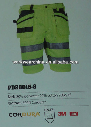 Man's high reflective work short