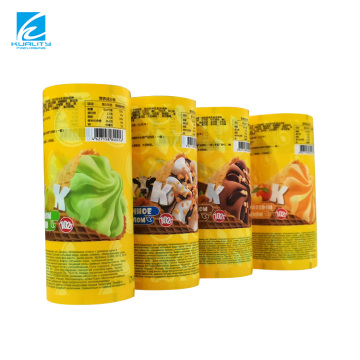 Customized Plastic Laminated Kraft Paper Ice Lolly Packaging Film