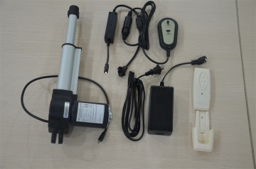 Remote control linear actuator for electric bed