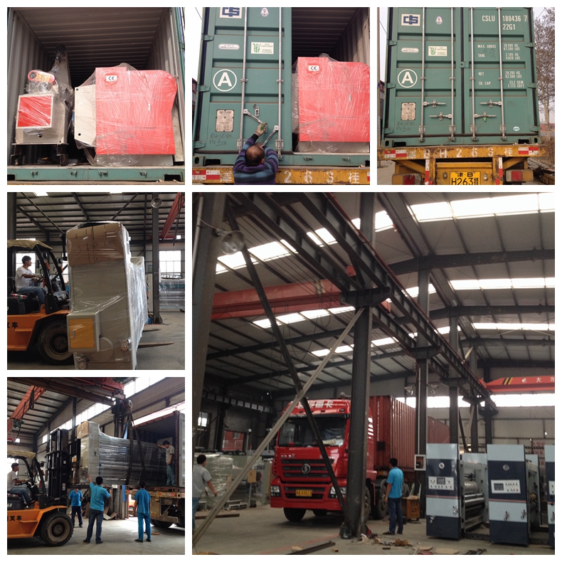 pizza box making machine for corrugated box