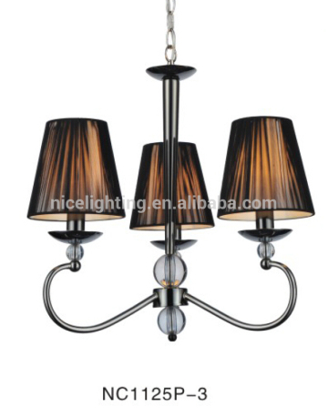 modern black fabric pendant lamps decorative ce modern chandeliers