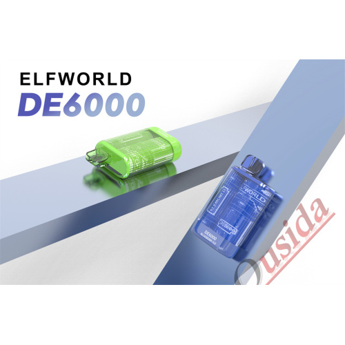 Elf World DE6000 Puffs Einweg -Vape -Kit -Gerät