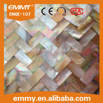 natural sea shell Brownlip MOP shell mosaic tiles for sale