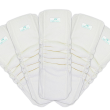 Ecologic Soft Washable Baby Nappies and Liners - 4 Layer Hemp Bamboo Inserts