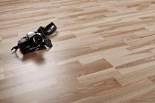 Yellow vinyl sheet flooring